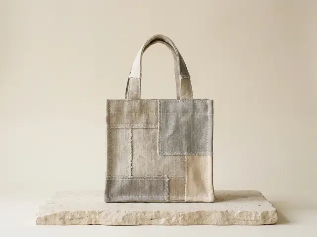 Túi vải linen may từ vải thừa